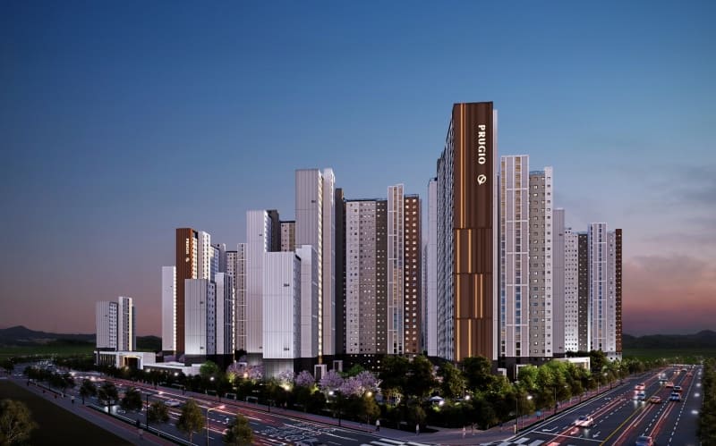 풍무역 푸르지오 투시도